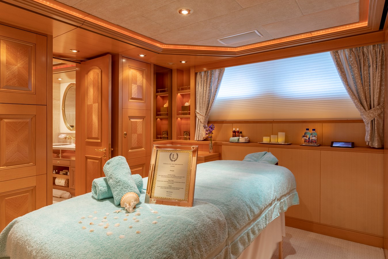 LAUREL 240'/73.15m Delta 2006/2014 Motor Yacht: Massage Room or Stateroom